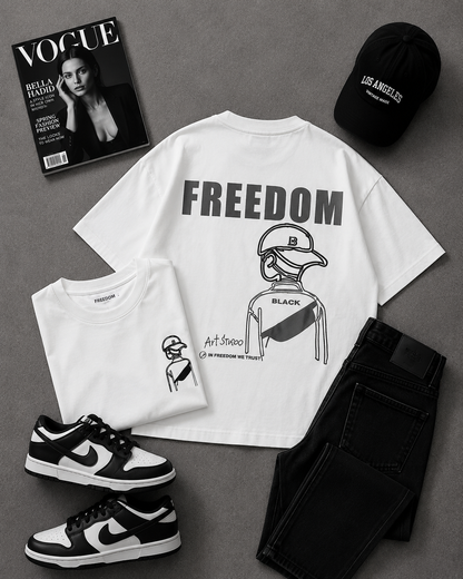 Freedom Oversized Graphic T-Shirt
