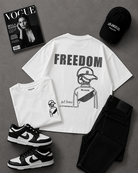 Freedom Oversized Graphic T-Shirt