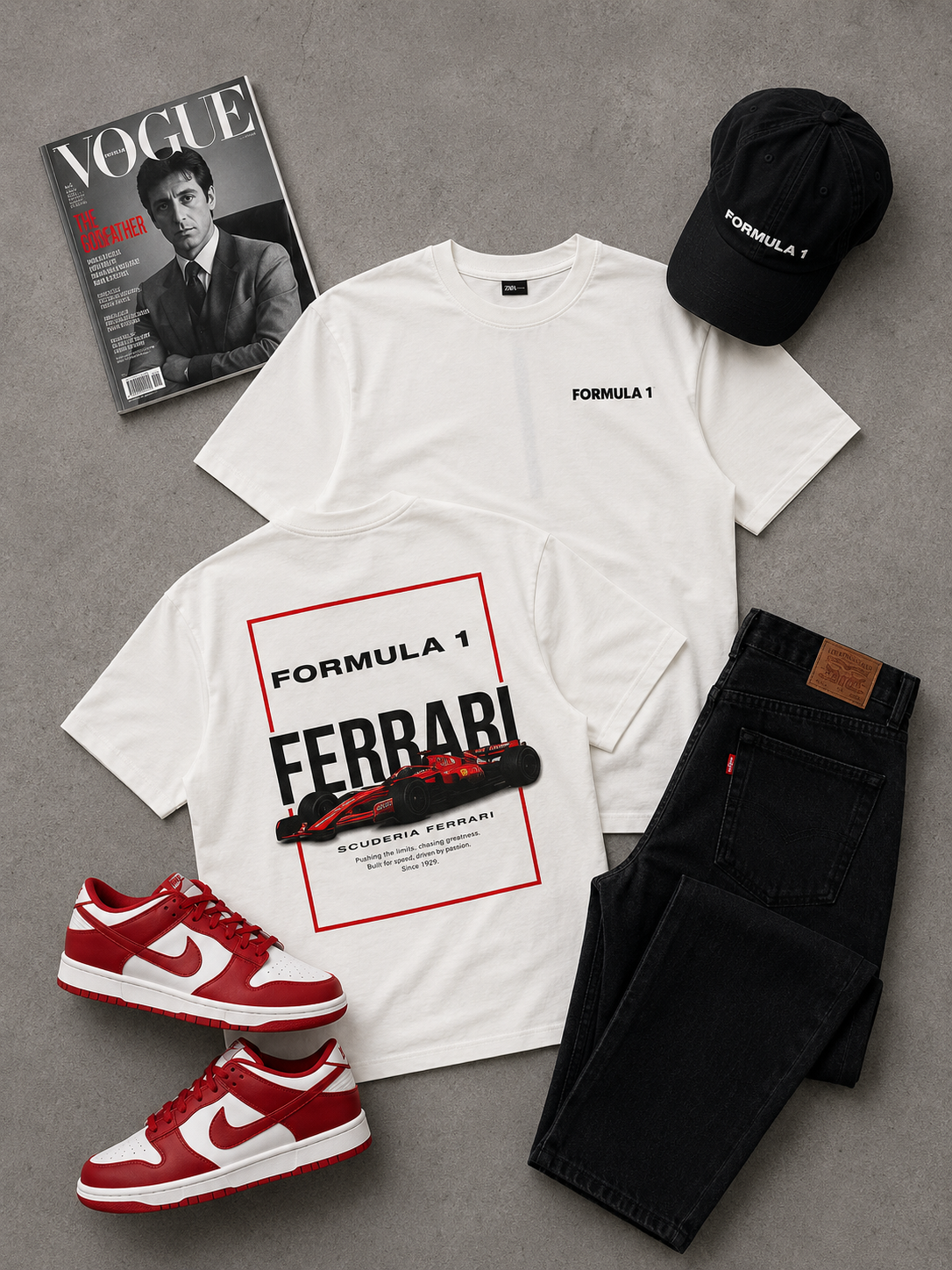 Vellure Premium Formula 1 Graphic Tee Collection
